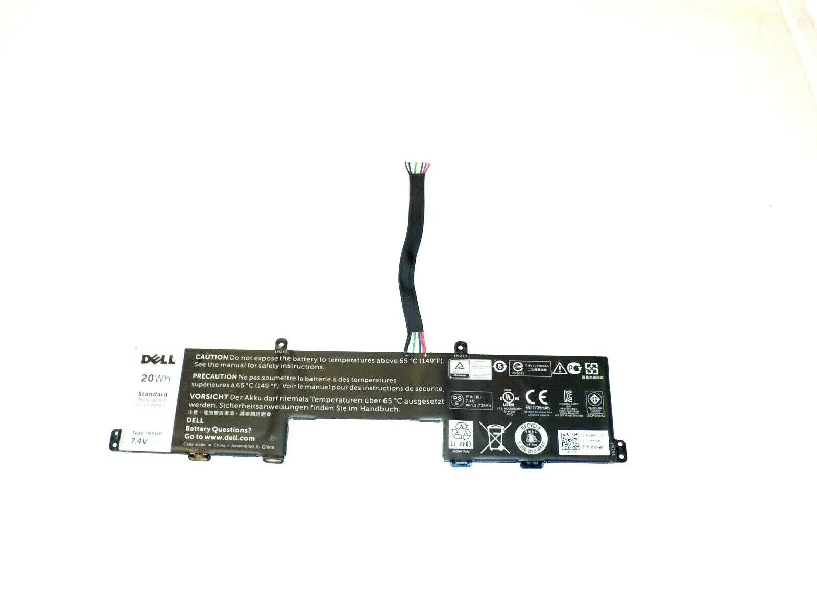 FRVYX Dell Latitude 13 7000 7350 20Wh 7.4V Keyboard Dock Battery 0FRVYX - eBuy UAE